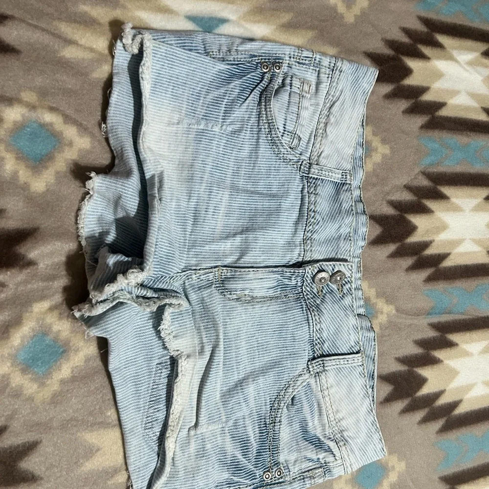 Light Blue Denim Shorts